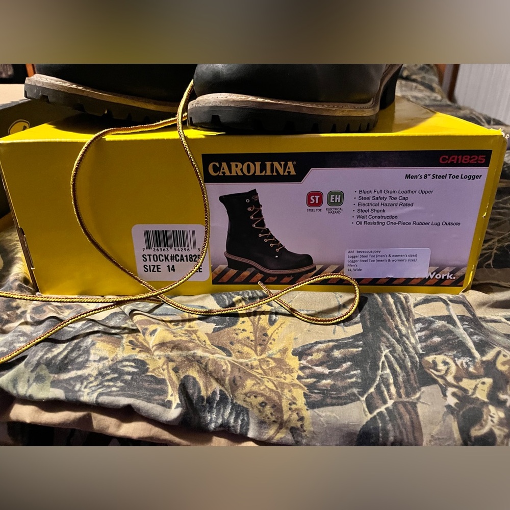 Carolina steel toed boots